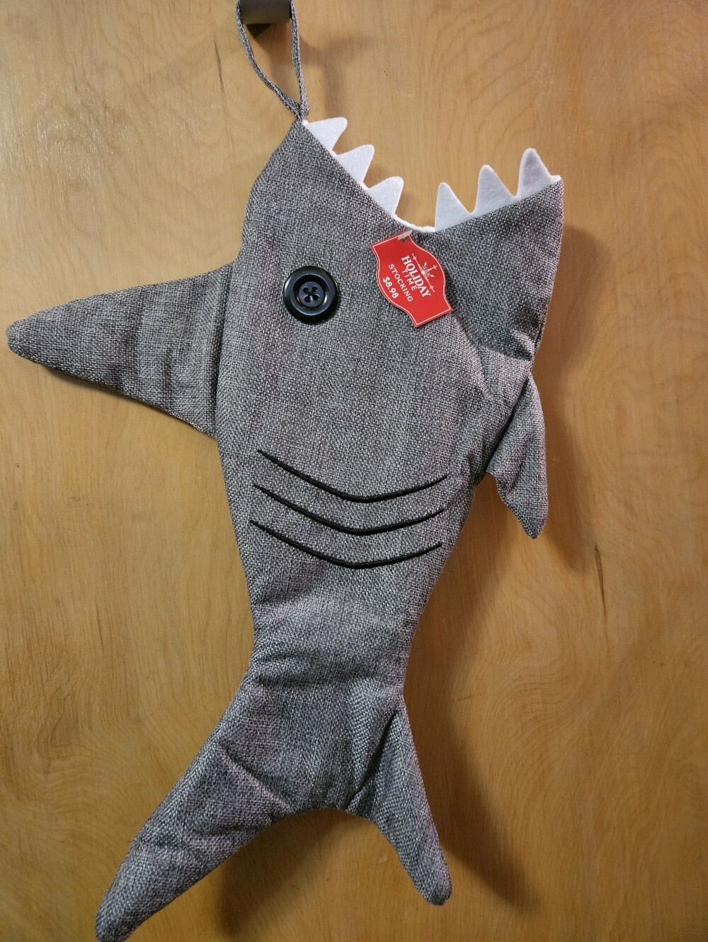 NWT Shark Christmas Stocking